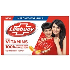 3 x 125g Bars Oo Lifebuoy Soap with VitAmins Stronger Germ Protection*BEST DEAL*