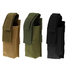 Molle Folding Pocket Knife Sheath 5'' Nylon Belt Case Tactical EDC Tool Pouch