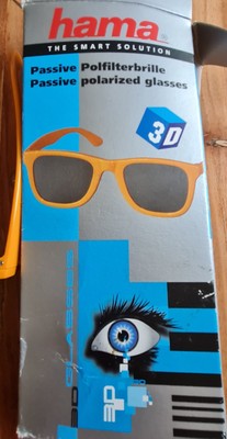 Hama 3D-Brille Cinema 3D Glasses Originalverpackung Passive Polfilterbrille