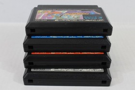 Lot 4 Dragon Quest Warrior 1 2 3 4 I II III IV Nintendo FC Famicom NES JPN Japan