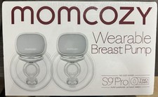 Momcozy S12 9-Levels Double Wearable Breast Pump - White