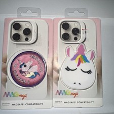 Laut - MagMoji MagSafe Phone Badges - 2 Different Unicorns - New