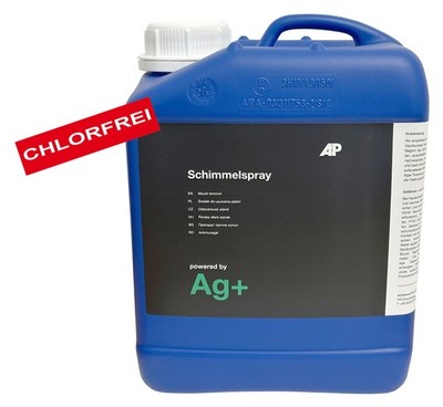 Ag+ Schimmelspray/Schimmelentferner, CHLORFREI, Aktivsauerstoff-Wirkung, 2,5 L