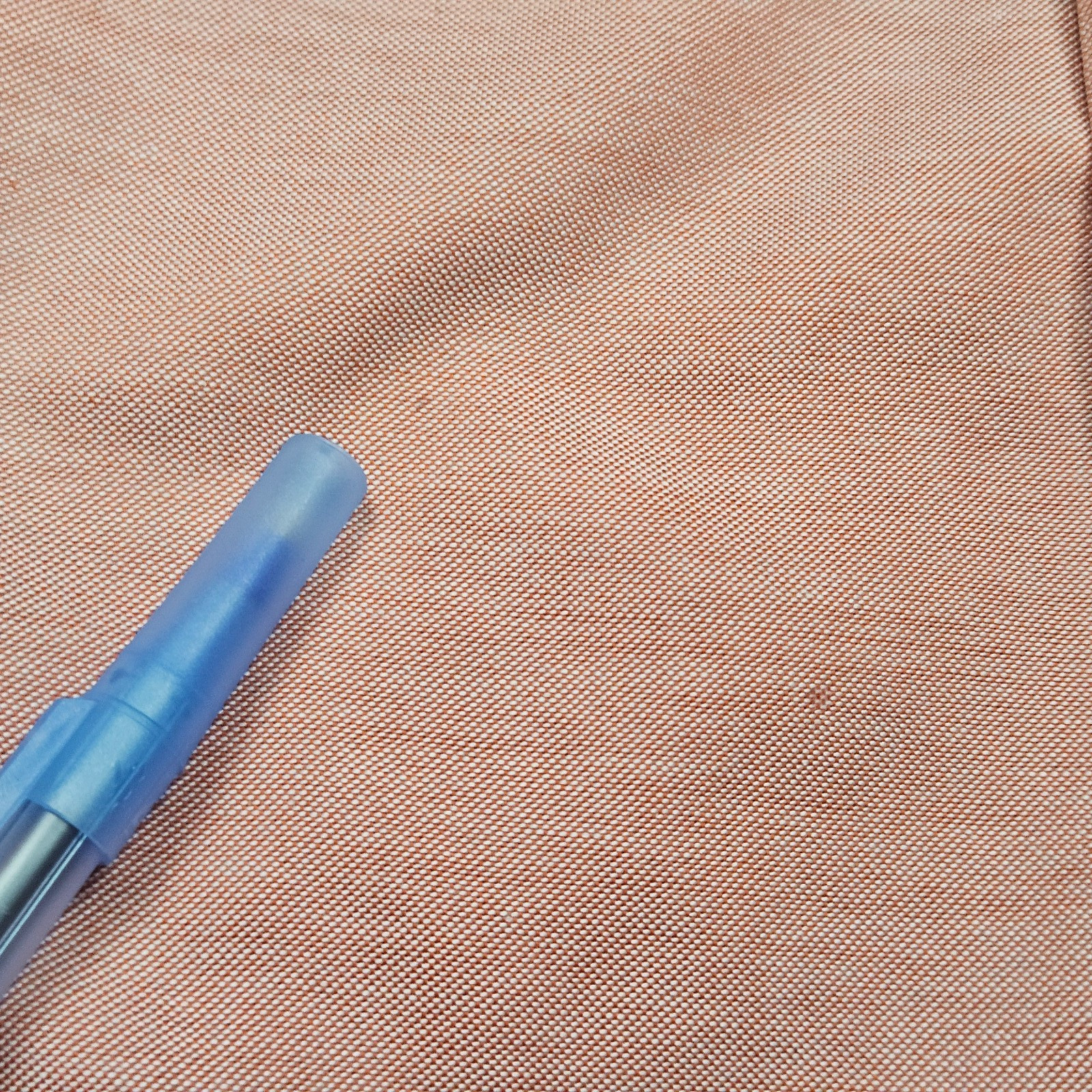 Brooks Brothers Milano Peach American Supima Cotton Non-Iron Dress Shirt Mens L thumbnail 12