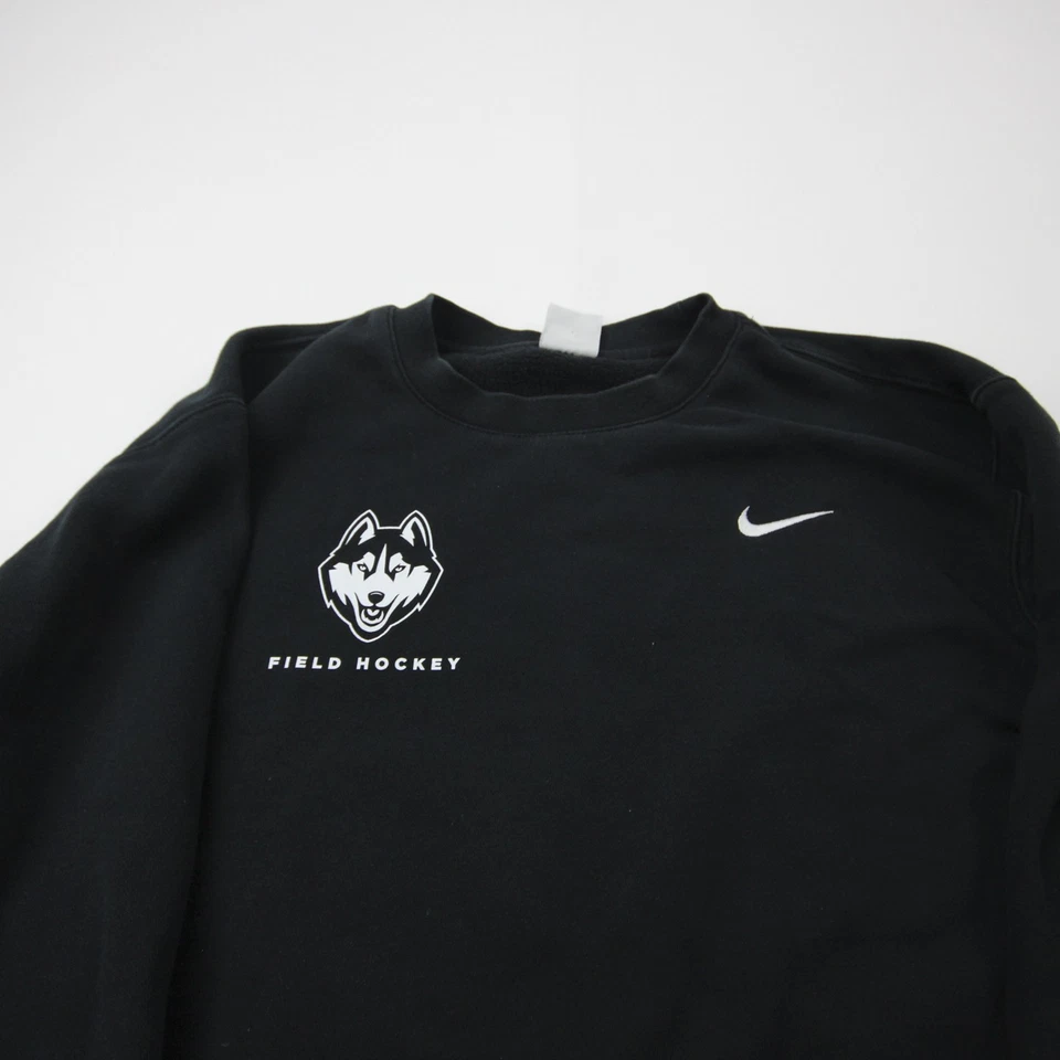 UConn Huskies Nike Sweatshirt Women's Black Used L - Image 2 of 4