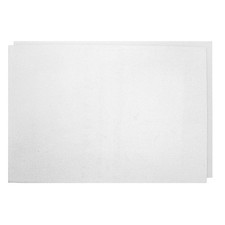 Large EVA Foam Sheets for Crafts, White, 17.5" x 12", 2mm Thickness   White