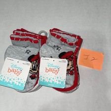 10 PAIRS DISNEY MINNIE MOUSE INFANT SOCKS NEW SZ 0-12 MOS