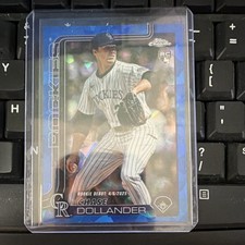 Topps 2025 Sapphire Rookie Debut Chase Dollander Blue Base Sapphire