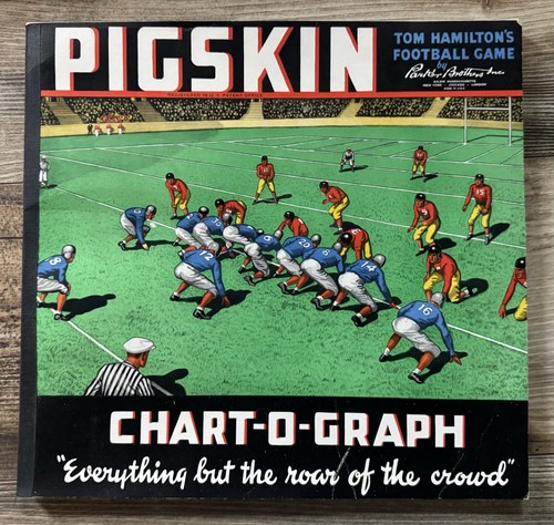 1946 PIGSKIN Tom Hamlin’s Football Game - 100% COMPLETE SEE EVERY CARD & PIECE!! - Picture 16 of 24