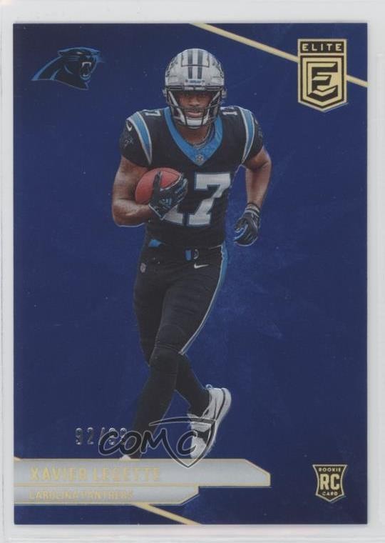 2024 Panini Donruss Elite Rookies Blue 92/99 Xavier Legette #113 Rookie RC 4g8