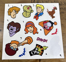 SCOOBY-DOO STICKERS 38 STICKERS Vintage stickers from 2006 Hanna Barbera