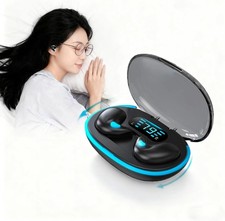 Mini Invisible Sleep Earbuds Wireless Bluetooth In Ear Headphones w Case