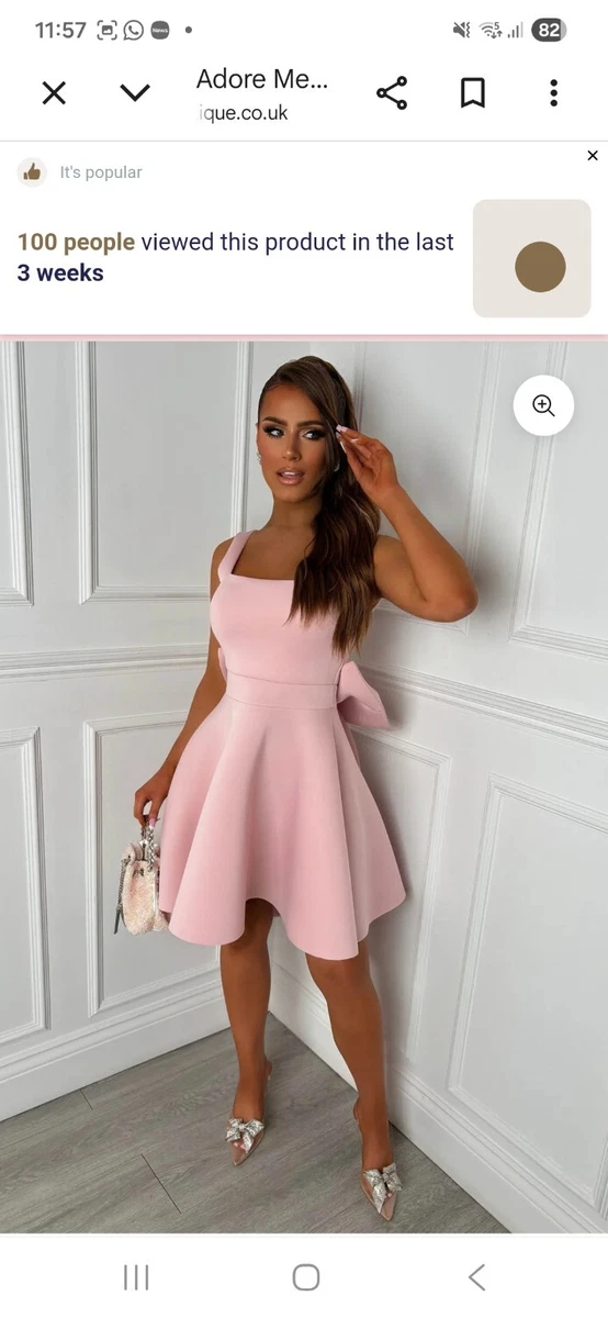 Pink Mini Dresses for Women for sale | eBay UK