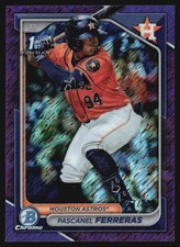 2024 Bowman Chrome Prospects Purple Shimmer 131/250 Pascanel Ferreras TS8