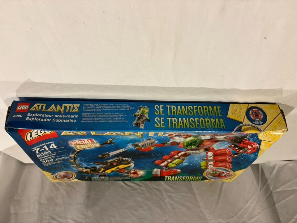 NEW LEGO Atlantis: Undersea Explorer (8080) Sealed NIB Retired (Damaged Box) - Image 3 of 4