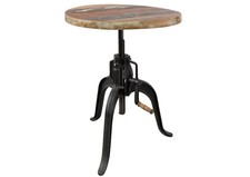 Tisch Altholz 75x75x75 mehrfarbig lackiert INDUSTRIAL #21