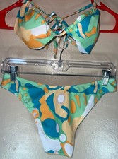Women's Bikini Swimsuit Size Medium Multicolor Superb EUC   