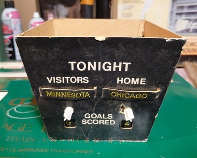 Munro  Scoreboard w/Parts, Flag Poles, & Game Stands, NHL Teams