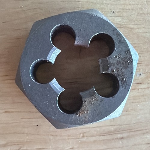 Craftsman Professional 1/2" - 20 NF Die 1" Hex 9 52769 for Tap & Die Set 52306 - Foto 3 di 4