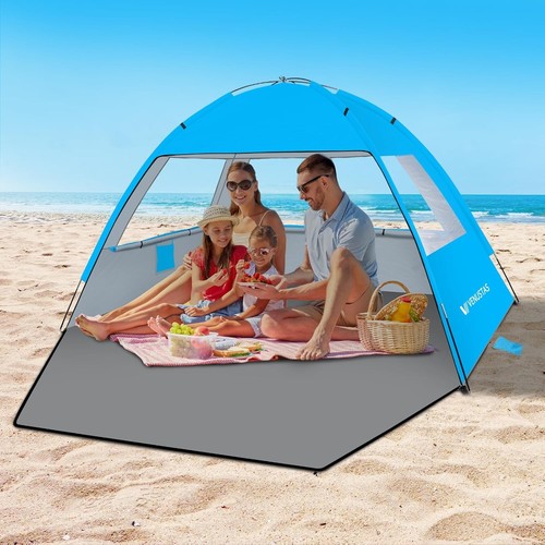 Tienda de Playa Premium con Protección UPF 50+ - Se Adapta Hasta 10 Personas, Fácil Montaje - Imagen 9 de 9