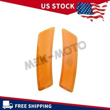 1pair For Vw Beetle 2012-2019 Front Bumper Side Marker Light Lr Amber