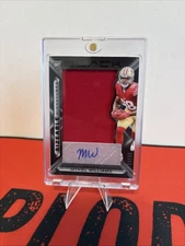 2025 Panini Black Sizable Signatures- Mykel Williams #SSR-MWS, /99 (AU, MEM, RC)