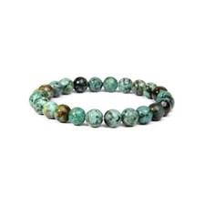 Handmade Beaded Bracelets, Natural Stone Elastic Bracelet 8mm, 1 Count