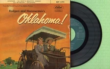 OKLAHOMA / Oh What A Beautiful Mornin' CAPITOL EAP 1-595 Pres Spain 1959 EP VG+