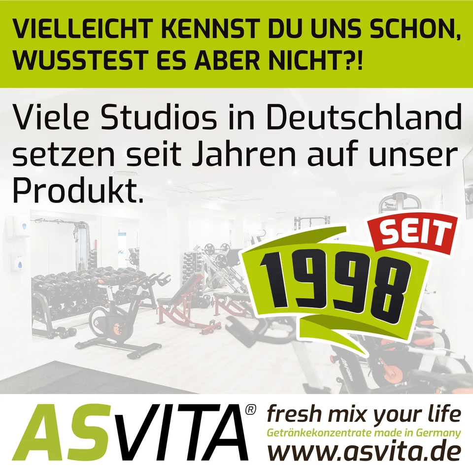 8,00€/L AsVita Fresh Mix 1:80 - 5 Liter Getränkekonzentrat | Sirup ohne Zucker - Bild 3 von 3