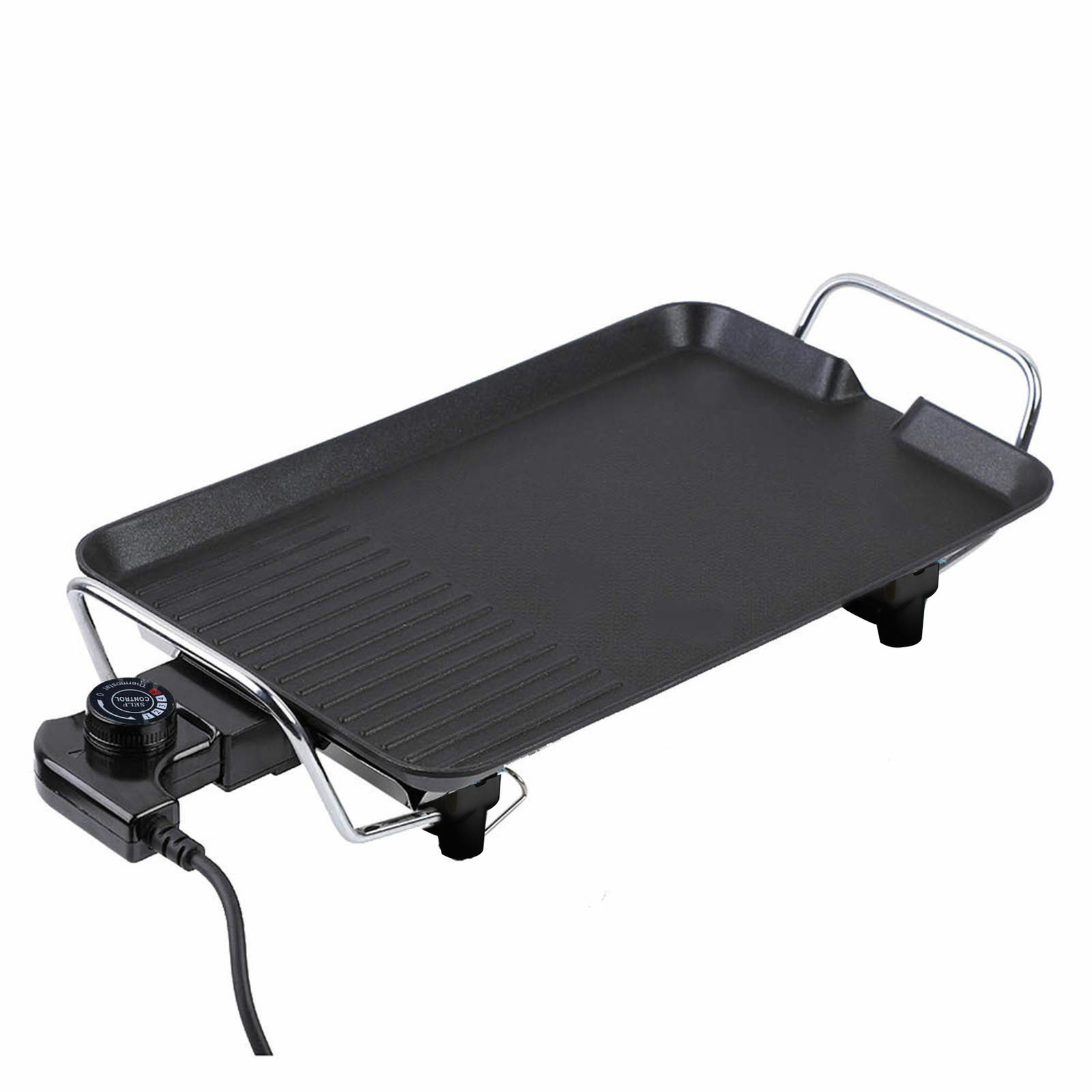 Giantex Large Electric Teppanyaki Table Top Grill Griddle, 35'' Indoor