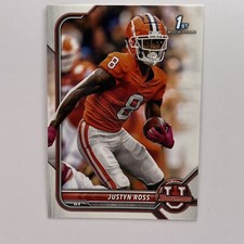 2022 Bowman University Justyn Ross Base Paper 1st Bowman #12
