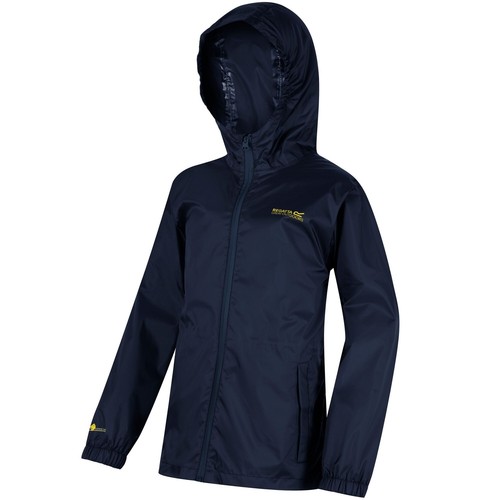 Regatta Great Outdoors Kids Pack It Jacket III Waterproof Packaway Black / 7-8 Years / Midnight