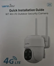 wansview 4G LTE Cellular Security Camera Outdoor 360° PTZ No WiFi Security Camer