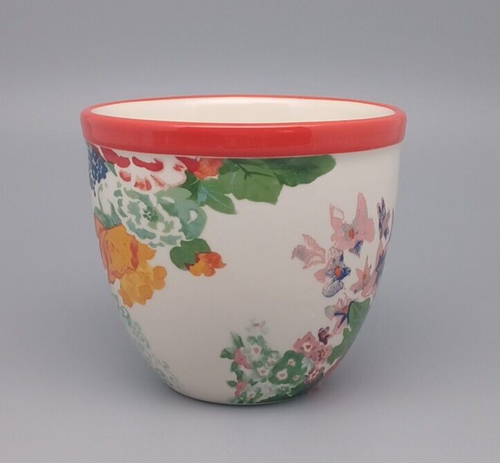Taza de té de café navideño con estampado floral rojo The Pioneer Woman - Imagen 2 de 5