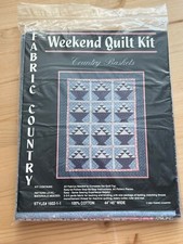 Vintage Weekend Quilt Kit, Country Baskets Style 1602-1-1