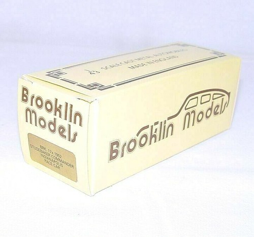 Brooklin Models 1:43 STUDEBAKER COMMANDER "INDIANAPOLIS" PACE CAR BRK.17x MIB! - Picture 8 of 8