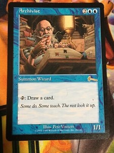 C5511 MAGIC THE GATHERING MTG URZA'S LEGACY ARCHIVIST #26 RARE LP