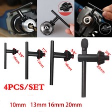 UK 4 Sizes Set Chuck Key Replacement Drill Chuck Keys 10/13/16/20mm