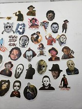 Thriller Horror Waterproof Grafitti Stickers 50 Count