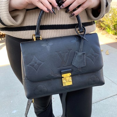 how much is a black louis vuitton bag