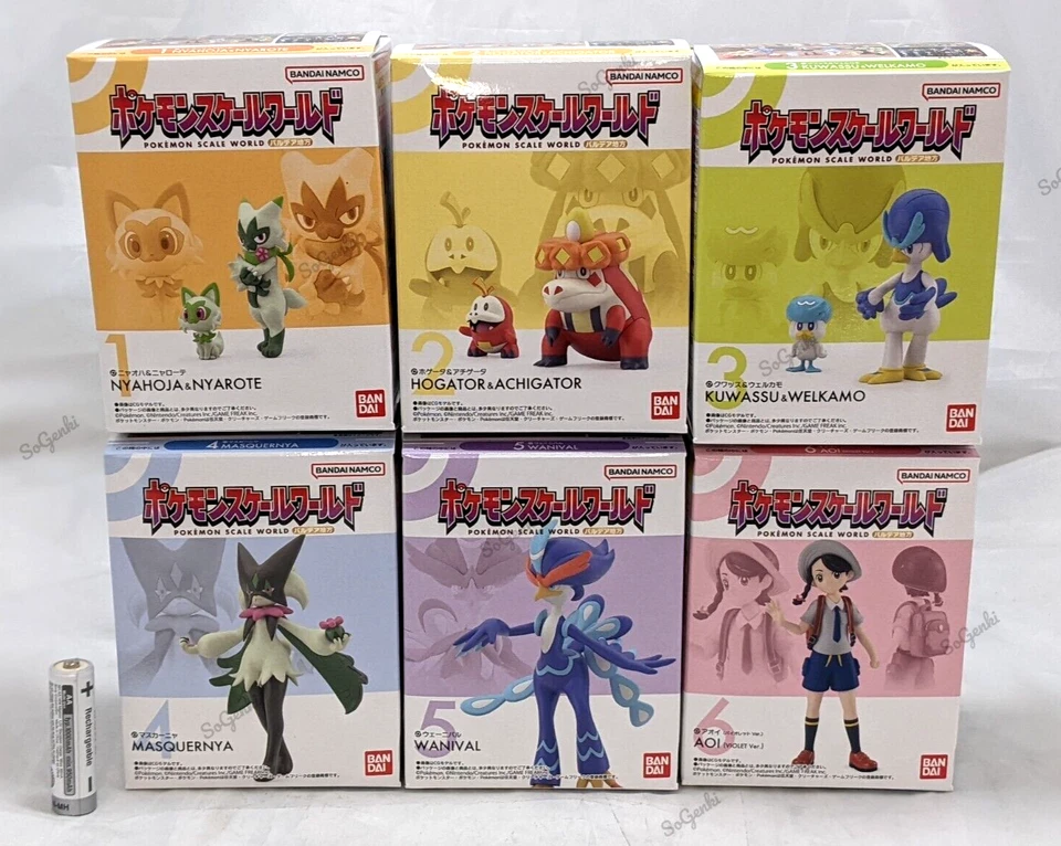 Pokemon Scale World Paldea Region Figure Scarlet & Violet Your Pick! - Image 2 of 4