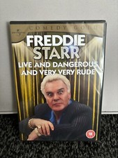 Freddie Starr Live And Dangerous And Very Very Rude DVD New Factory Sealed UK