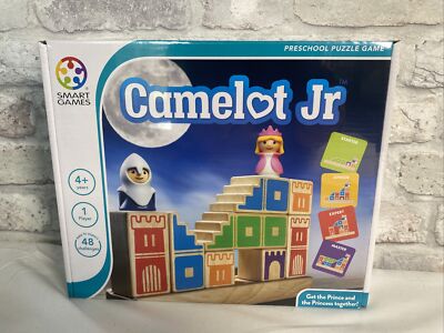 Smart Games Camelot JR Kinder Holz Aktivität Spielzeug Puzzle 4 Jahre + Brandneu