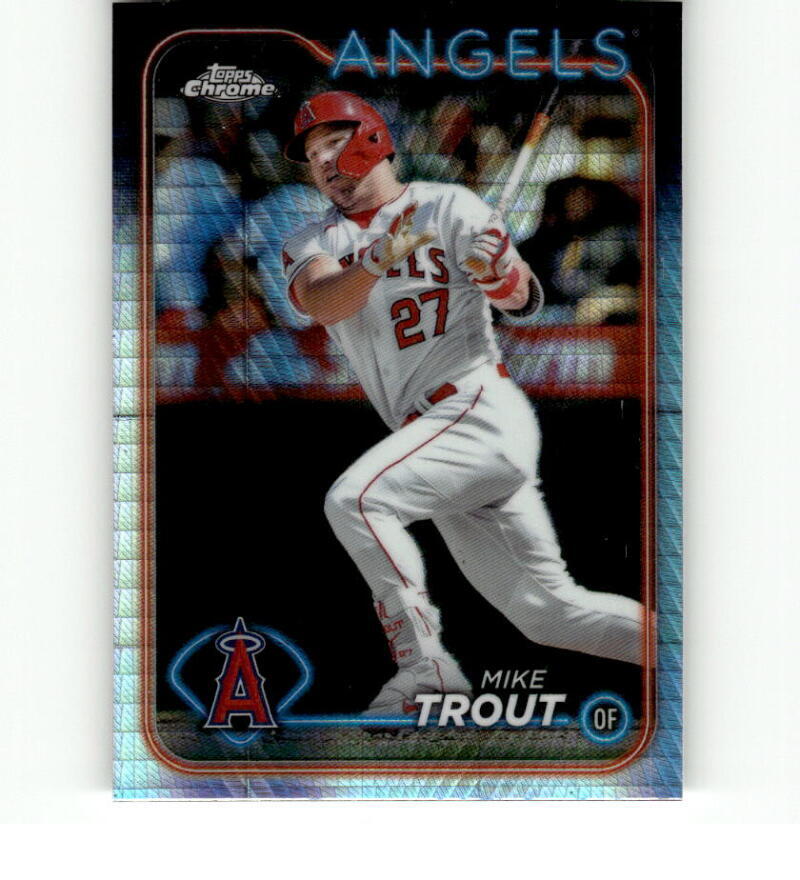 2024 Topps Chrome Prism Refractor #200 Mike Trout Angels