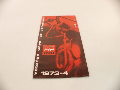 catalogue RIO Veteran cars au 1/43 de 1973 1974 - 第 1/5 張圖片