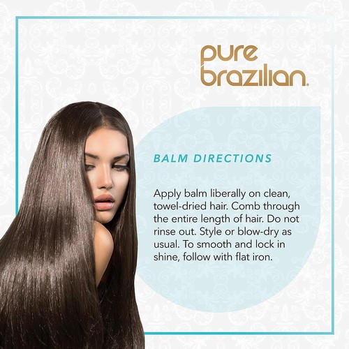 Pure Brazilian - Silk Smoothing Balm with Keratin 6.8 oz - Picture 4 of 5