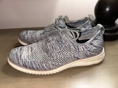 Cole Haan zero grand 360 - Gray and White Oxfords with Breathable Knit Fabric Cole Haan Shoes Womens 11 B Grand 360 Zerogrand Sneaker Gray  main image 3