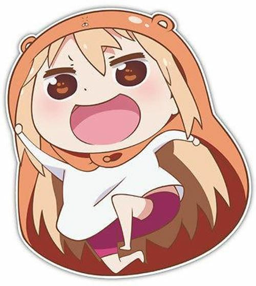 Himouto! Umaru-chan Anime Car Window Decal Sticker 004