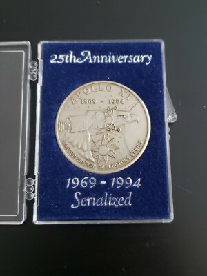 Apollo 11 XI 1969-1994 25th Anniversary Coin Vintage Rare | eBay
