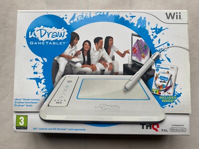 uDraw Spiel Tablet inkl. uDraw Studio (open box) - Nintendo Wii UK Inhalt versiegelt!